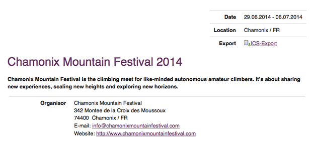 cipra EVENT POST ON CMF 2014