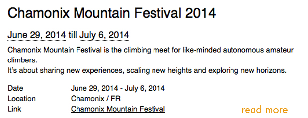 Alps Initiative article about CMF 2014